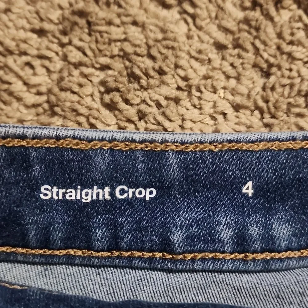 Women's Sonoma Good for Life High Waisted Straight-Leg Crop Jeans Size 4 - Picture 5 of 5